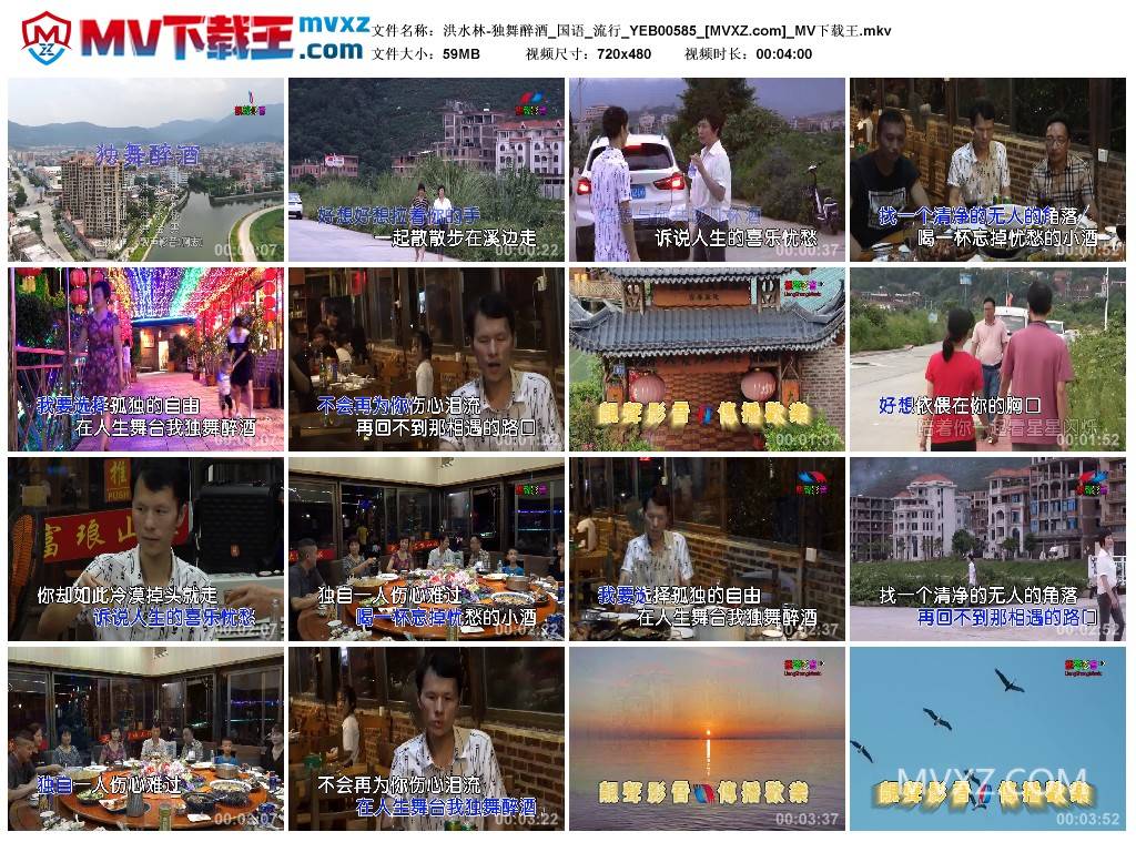 洪水林-独舞醉酒_国语_流行_YEB00585